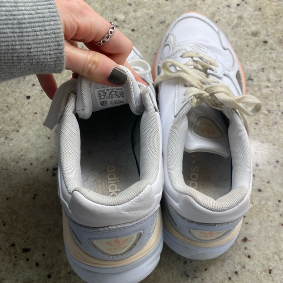 Adidas falcon white women’s running shoes - Picture 7 of 10